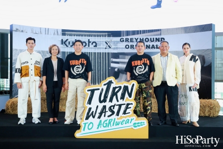 KUBOTA x GREYHOUND ORIGINAL PRESENT ‘Turn waste to Agri-Wear’