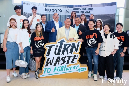 KUBOTA x GREYHOUND ORIGINAL PRESENT ‘Turn waste to Agri-Wear’