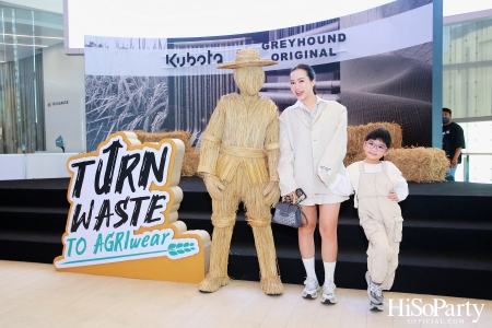 KUBOTA x GREYHOUND ORIGINAL PRESENT ‘Turn waste to Agri-Wear’