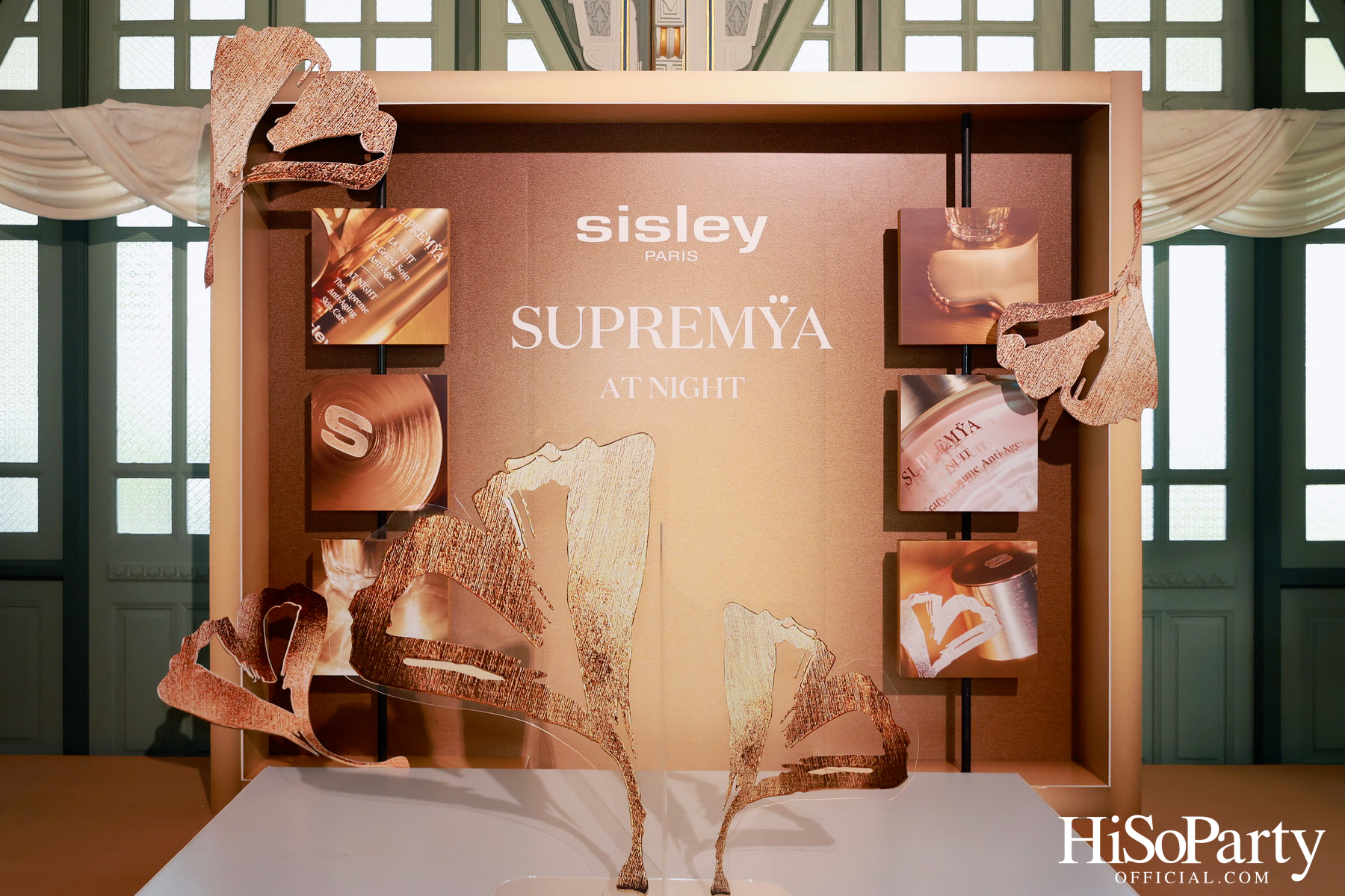 งานเปิดตัว SUPREMŸA AT NIGHT The Supreme Anti-Aging Eye Cream ผลิตภัณฑ์ฟื้นฟูผิวรอบดวงตา จาก SISLEY 