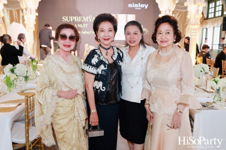 งานเปิดตัว SUPREMŸA AT NIGHT The Supreme Anti-Aging Eye Cream ผลิตภัณฑ์ฟื้นฟูผิวรอบดวงตา จาก SISLEY 