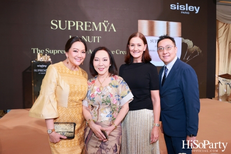 งานเปิดตัว SUPREMŸA AT NIGHT The Supreme Anti-Aging Eye Cream ผลิตภัณฑ์ฟื้นฟูผิวรอบดวงตา จาก SISLEY 