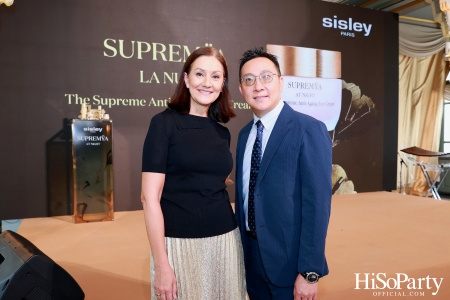 งานเปิดตัว SUPREMŸA AT NIGHT The Supreme Anti-Aging Eye Cream ผลิตภัณฑ์ฟื้นฟูผิวรอบดวงตา จาก SISLEY 