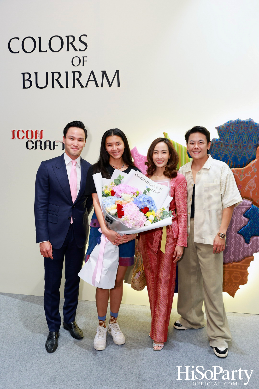 งานเปิดนิทรรศการผ้าไทย THAI TEXTILE HEROES 2024 EPISODE 3: ‘Colors of Buriram’