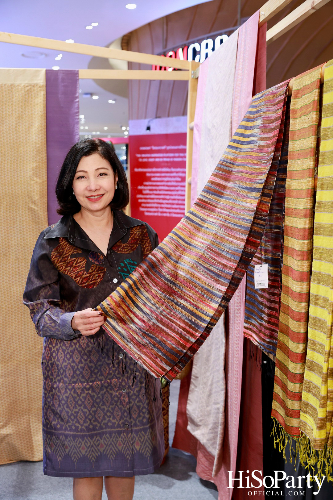 งานเปิดนิทรรศการผ้าไทย THAI TEXTILE HEROES 2024 EPISODE 3: ‘Colors of Buriram’