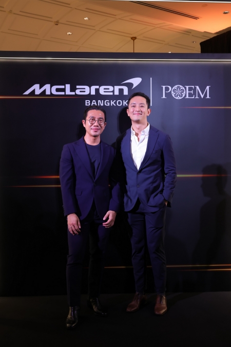  POEM สร้างปรากฎการณ์ครั้งใหม่ ด้วยแฟชั่นโชว์อวดโฉมแคปซูลคอลเลกชั่น ‘POEM x McLaren’ แรงบันดาลใจาก McLaren Artura Spider