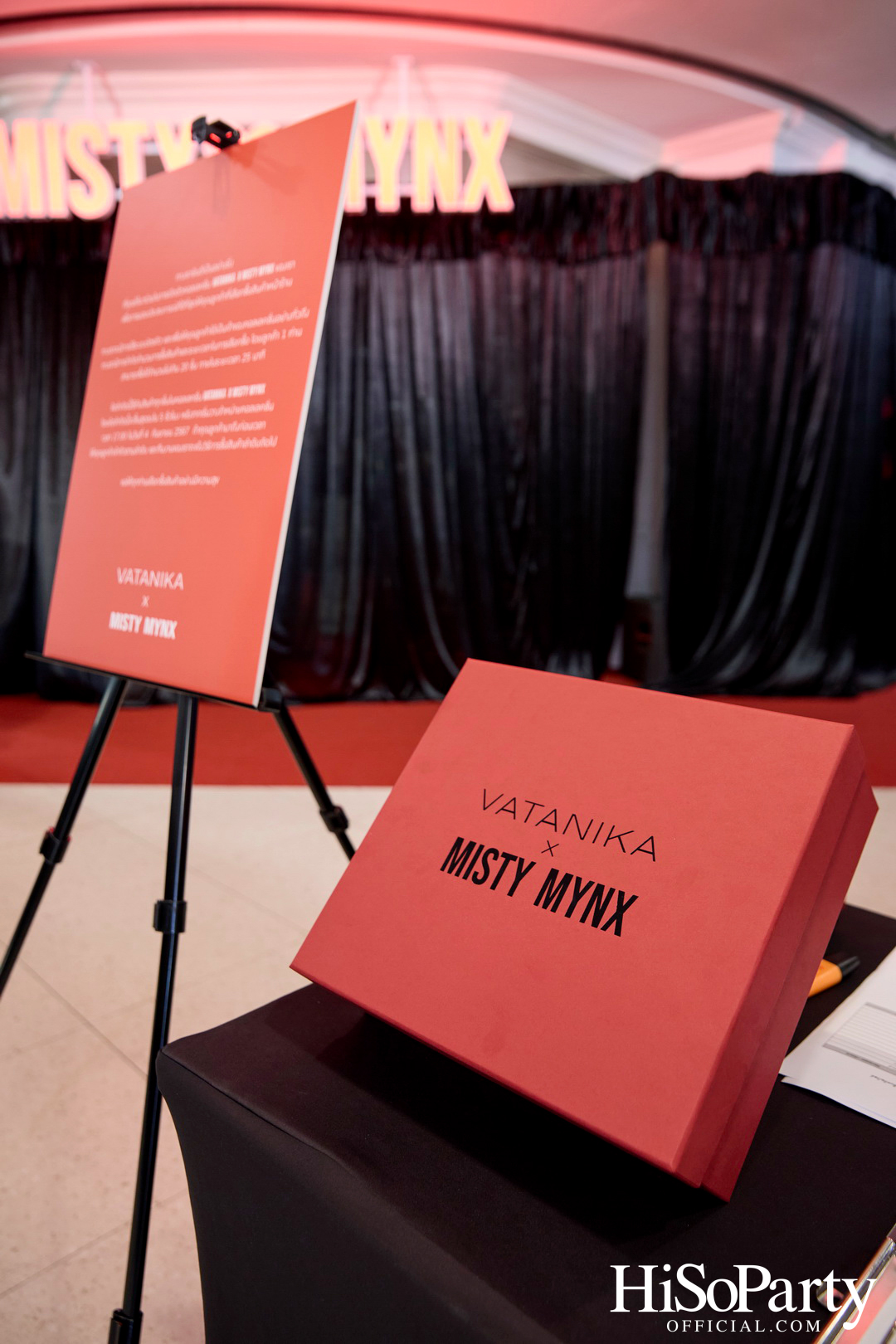 งานเปิดตัวคอลเลกชั่นคอลลาบอเรชั่นสุดแกลม VATANIKA x MISTY MYNX