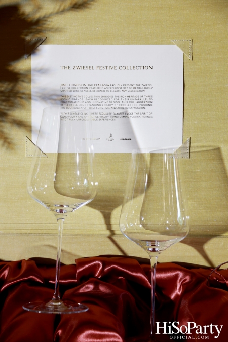 งานเปิดตัวคอลเลกชั่นสุดเอ็กซ์คลูซีฟ JIM THOMPSON x ZWIESEL GLAS Festive Collection by ITALASIA