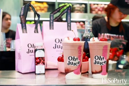 งานเปิดตัว Brand Admirer คนแรกของน้ำปั่นสมูทตี้เพื่อสุขภาพ ‘Oh! Juice’