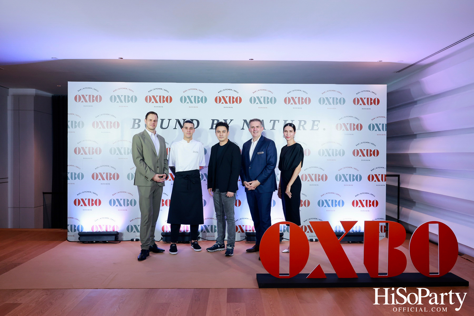 งานเปิดตัวห้องอาหารใหม่ OXBO Bangkok