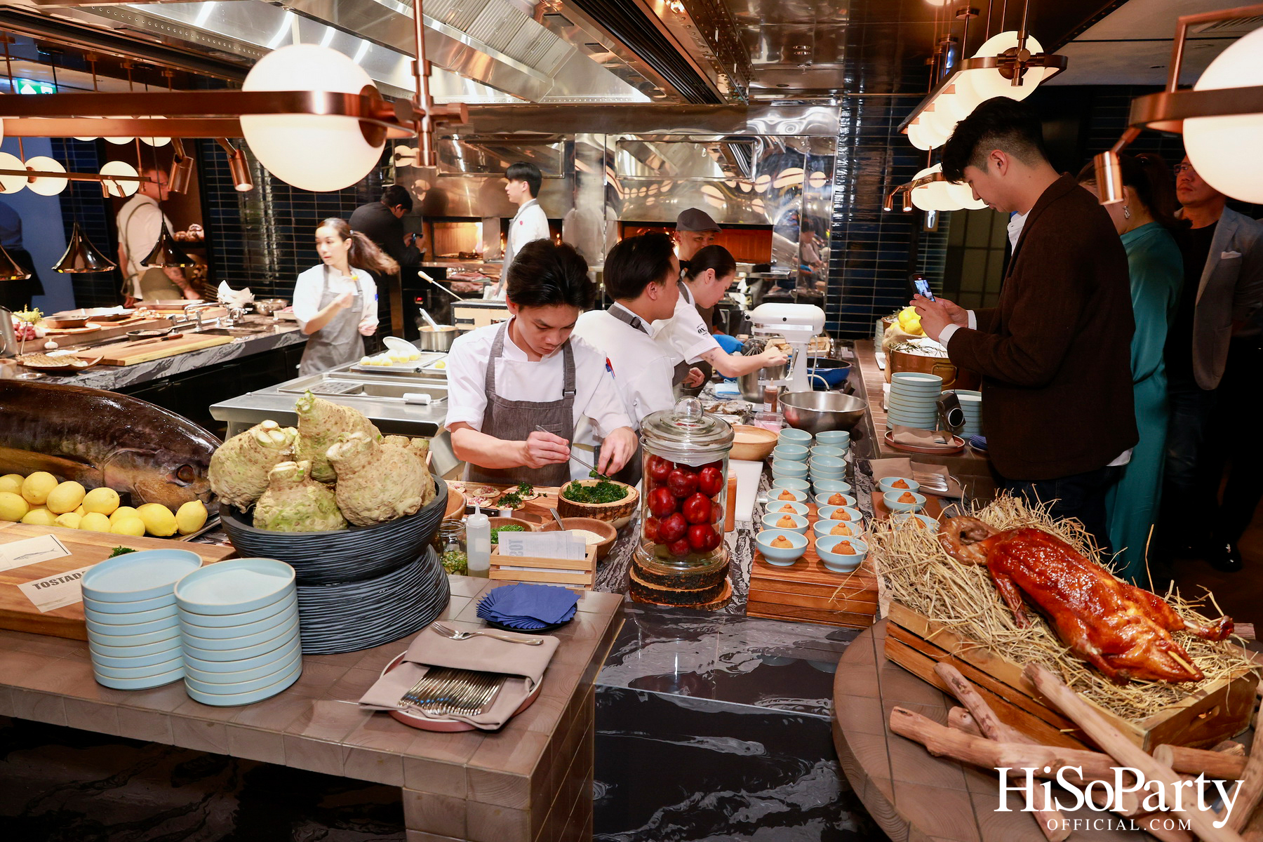 งานเปิดตัวห้องอาหารใหม่ OXBO Bangkok