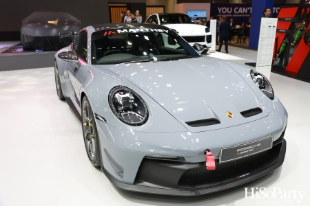 การเปิดตัวอย่างเป็นทางการของ 911 Carrera และ Taycan Turbo GT ณ บูธรถยนต์ปอร์เช่ ในงาน Motor Expo 2024