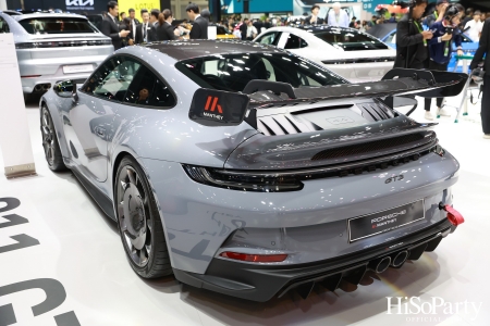 การเปิดตัวอย่างเป็นทางการของ 911 Carrera และ Taycan Turbo GT ณ บูธรถยนต์ปอร์เช่ ในงาน Motor Expo 2024