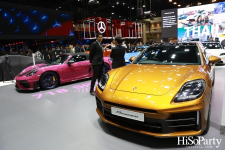 การเปิดตัวอย่างเป็นทางการของ 911 Carrera และ Taycan Turbo GT ณ บูธรถยนต์ปอร์เช่ ในงาน Motor Expo 2024