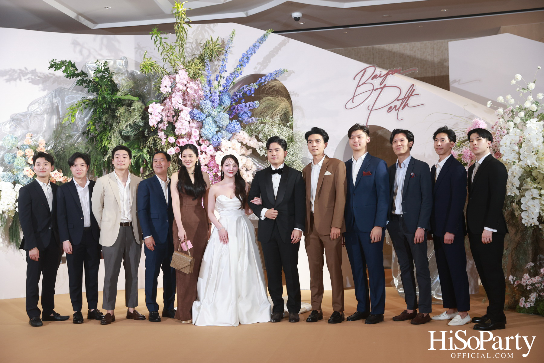 งานฉลองมงคลสมรสระหว่าง ยิ่งรัก พัวถาวรสกุล และ นวิน เหมรัชตานันต์ 