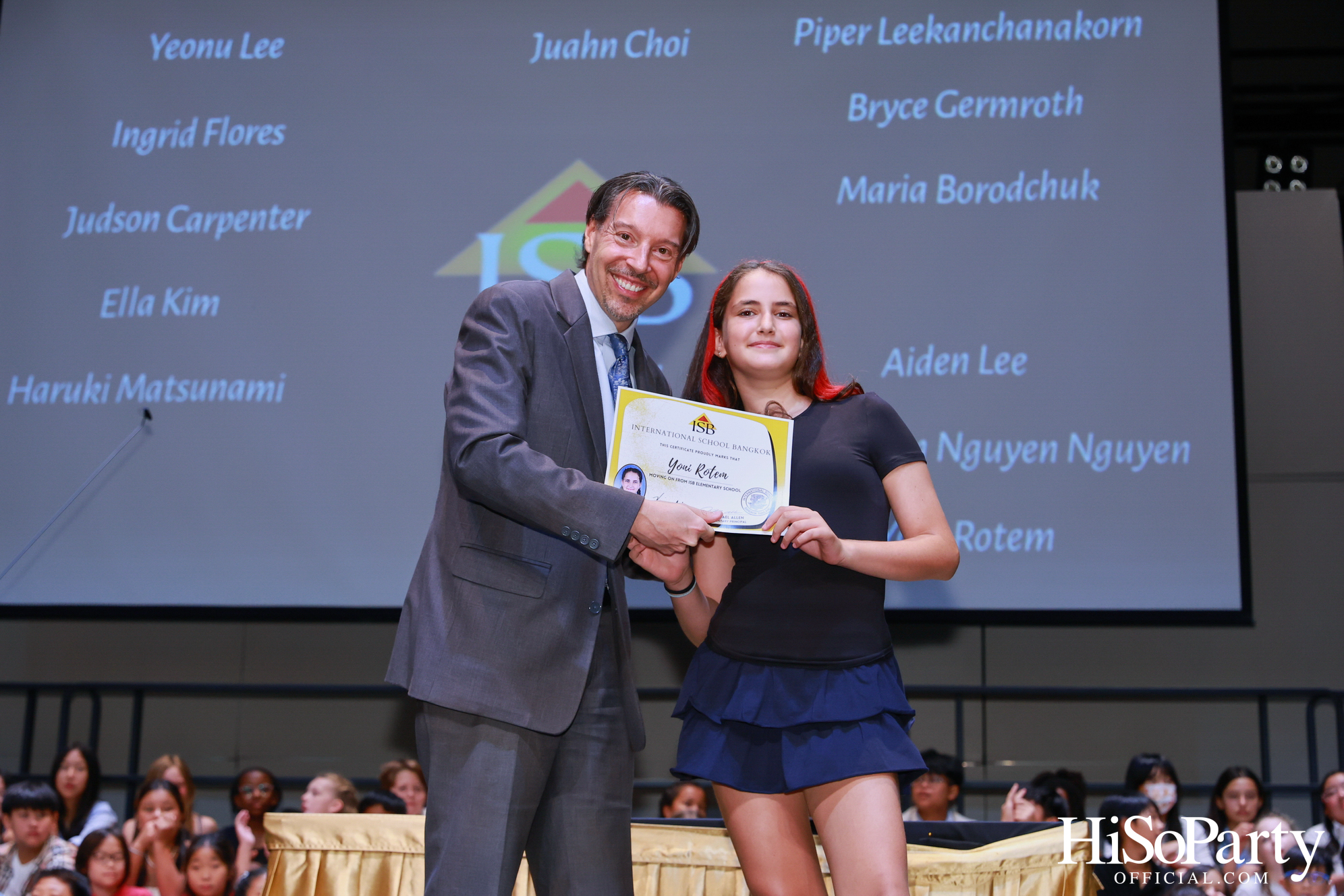 Grade 5 Moving on Ceremony at ISB Cultural Convention Theatre