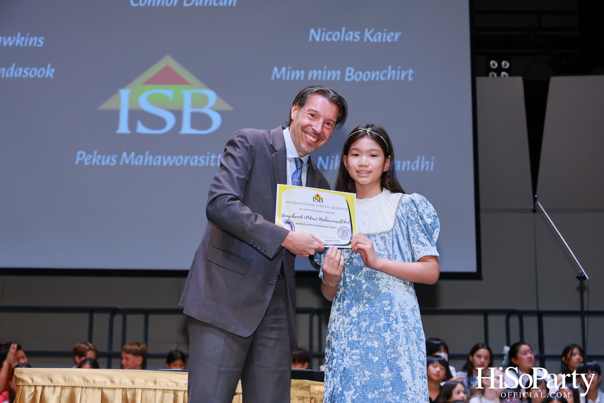 Grade 5 Moving on Ceremony at ISB Cultural Convention Theatre