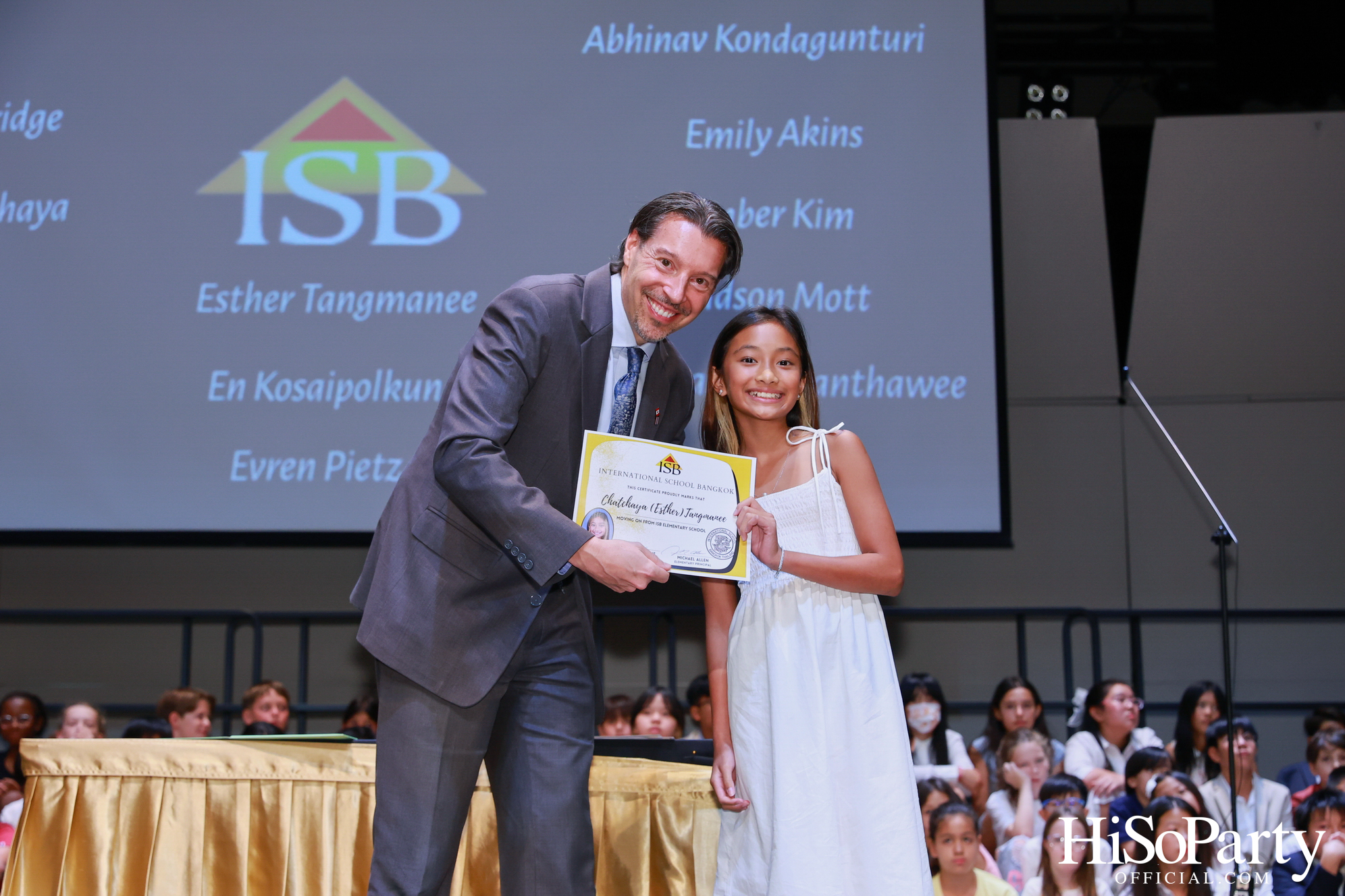 Grade 5 Moving on Ceremony at ISB Cultural Convention Theatre