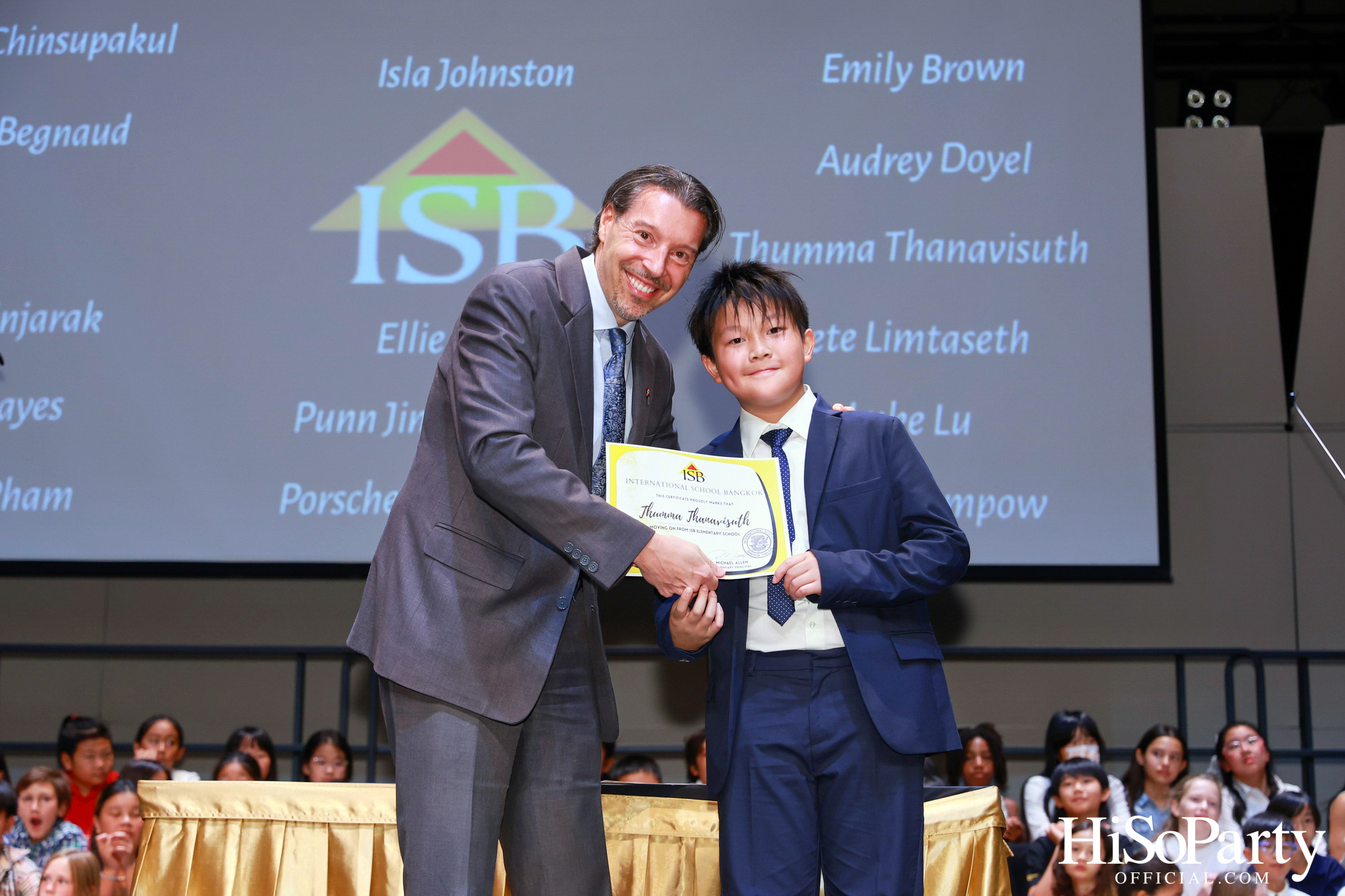 Grade 5 Moving on Ceremony at ISB Cultural Convention Theatre