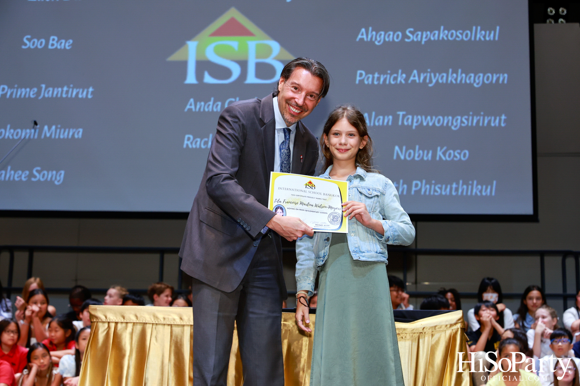 Grade 5 Moving on Ceremony at ISB Cultural Convention Theatre