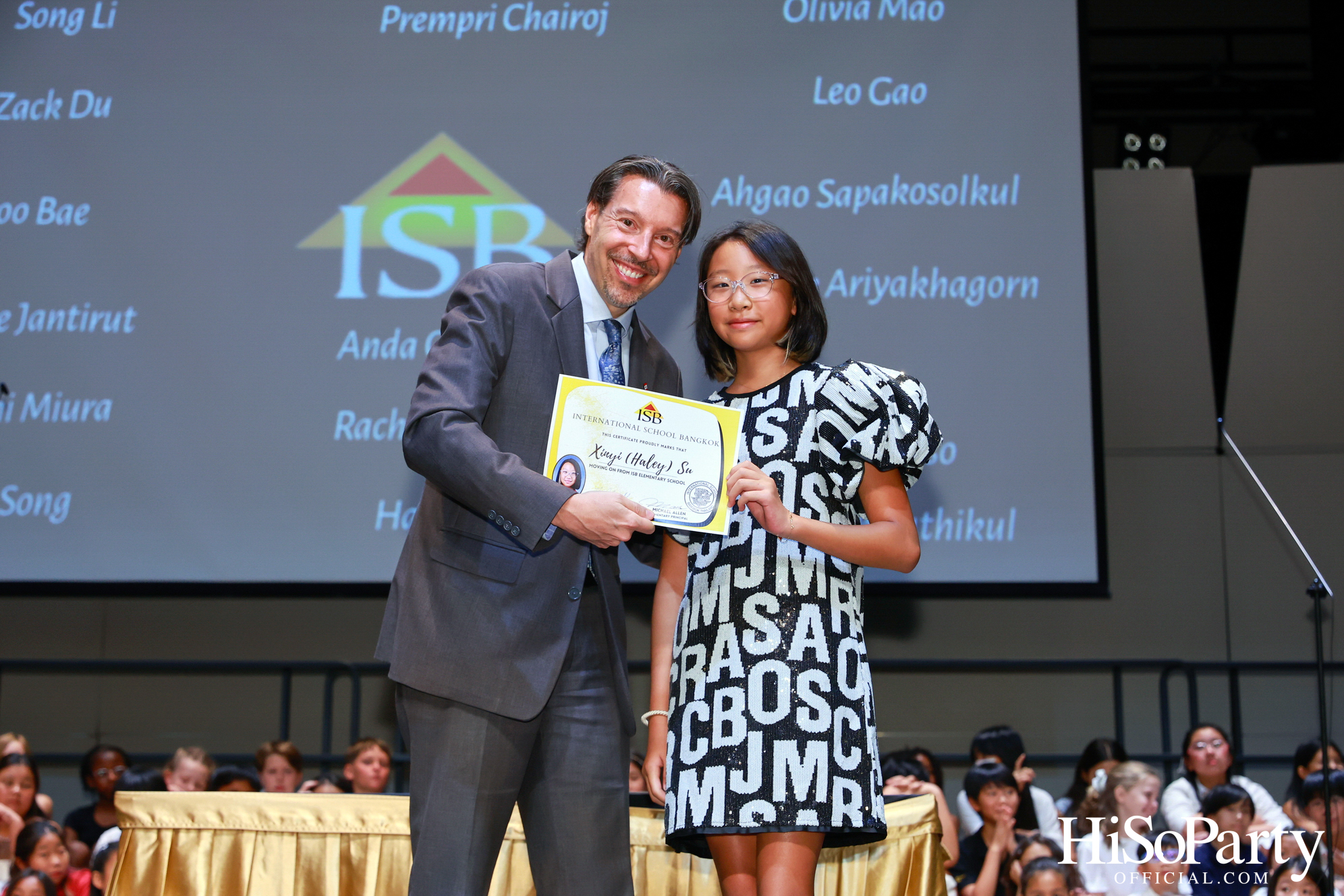 Grade 5 Moving on Ceremony at ISB Cultural Convention Theatre