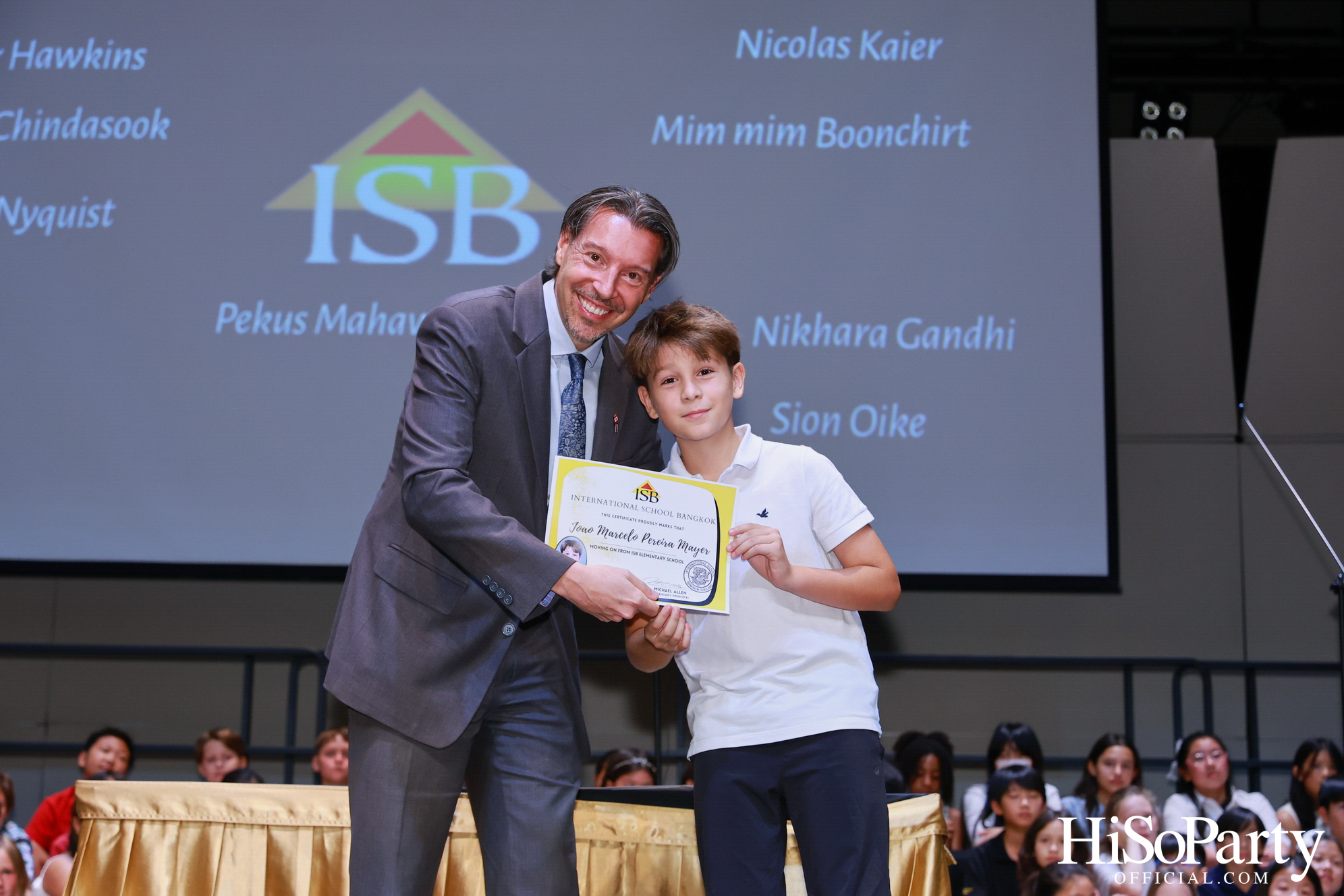 Grade 5 Moving on Ceremony at ISB Cultural Convention Theatre