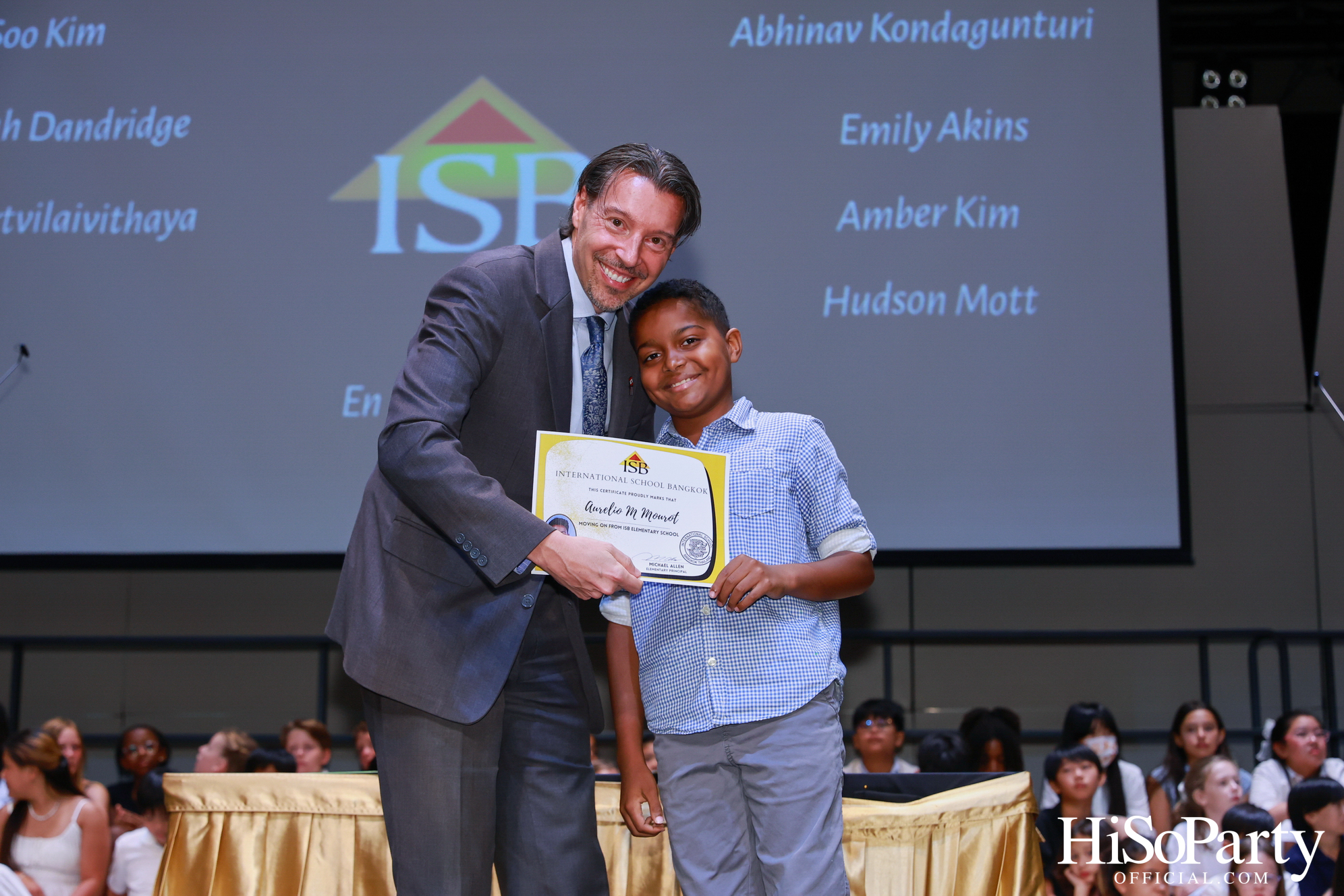 Grade 5 Moving on Ceremony at ISB Cultural Convention Theatre