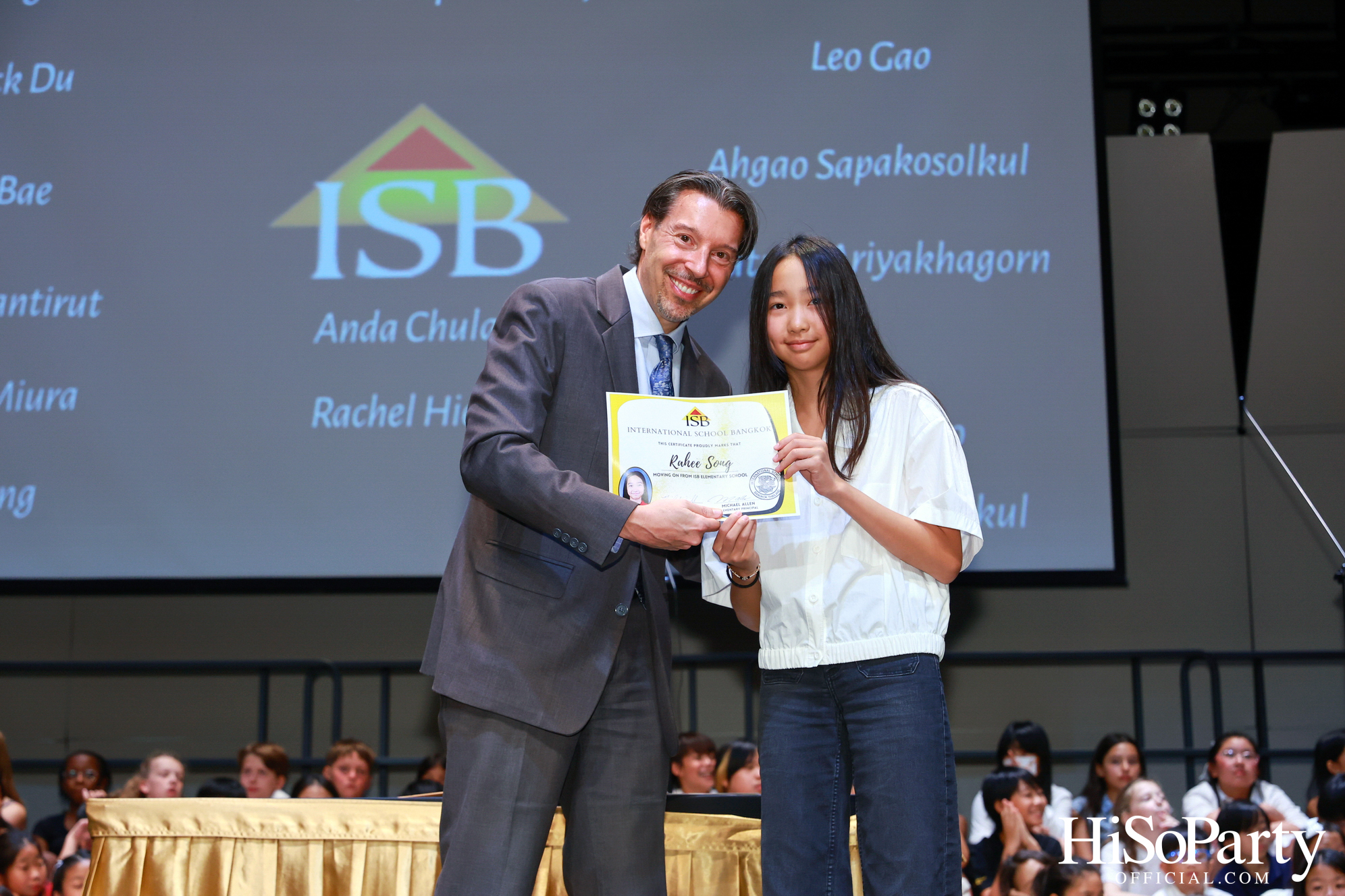 Grade 5 Moving on Ceremony at ISB Cultural Convention Theatre