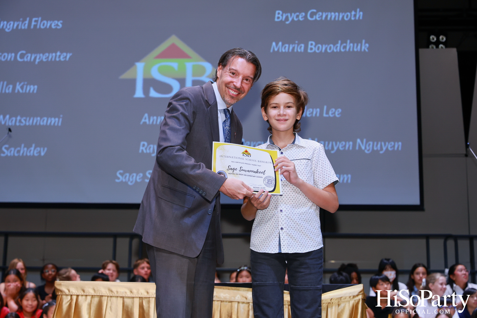 Grade 5 Moving on Ceremony at ISB Cultural Convention Theatre