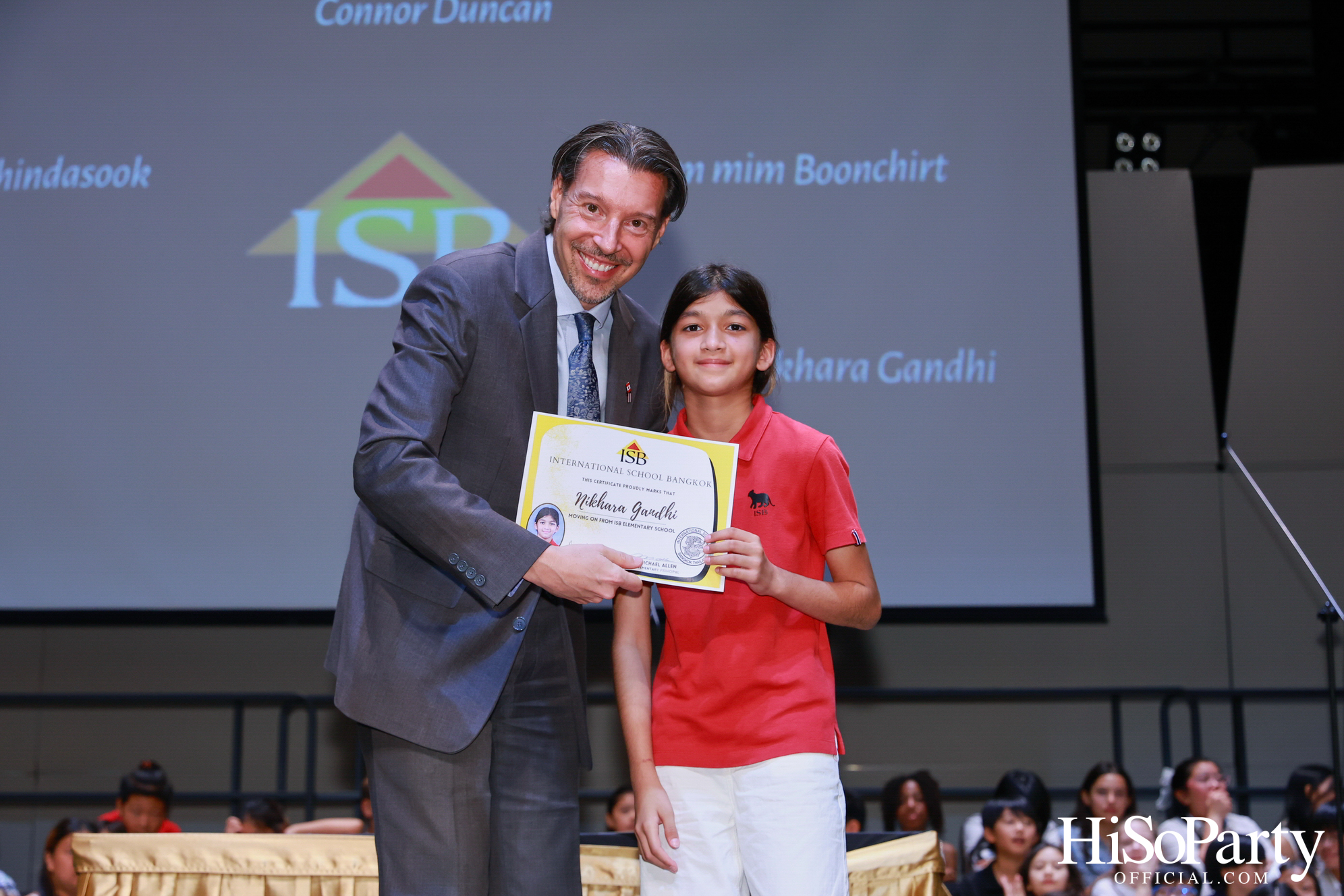 Grade 5 Moving on Ceremony at ISB Cultural Convention Theatre