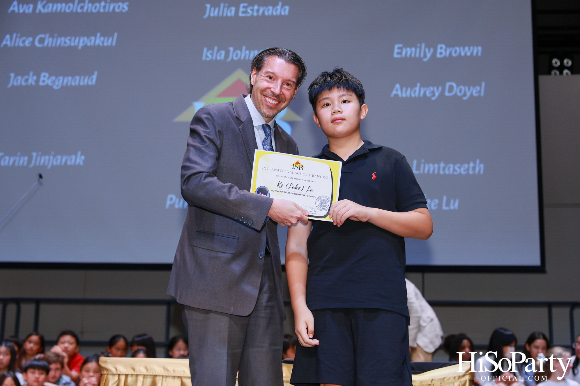 Grade 5 Moving on Ceremony at ISB Cultural Convention Theatre