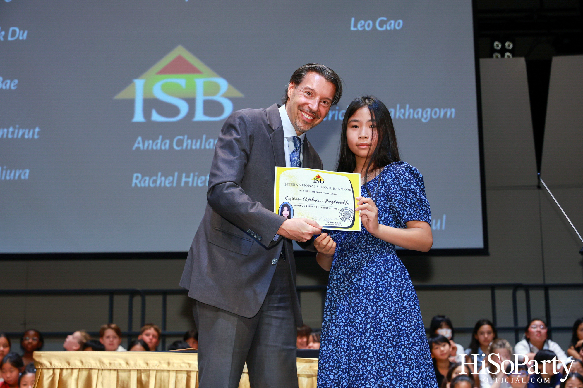 Grade 5 Moving on Ceremony at ISB Cultural Convention Theatre