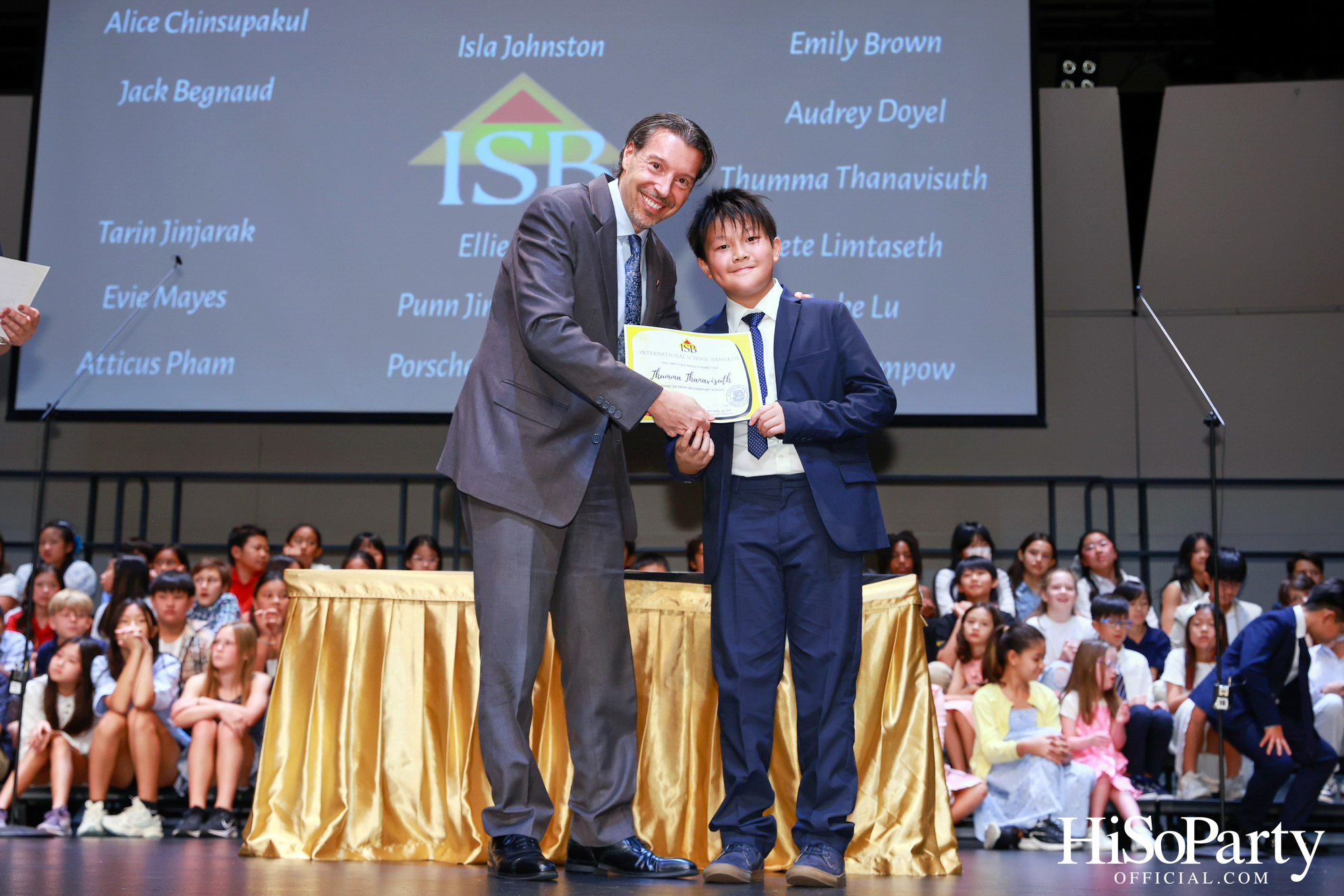 Grade 5 Moving on Ceremony at ISB Cultural Convention Theatre