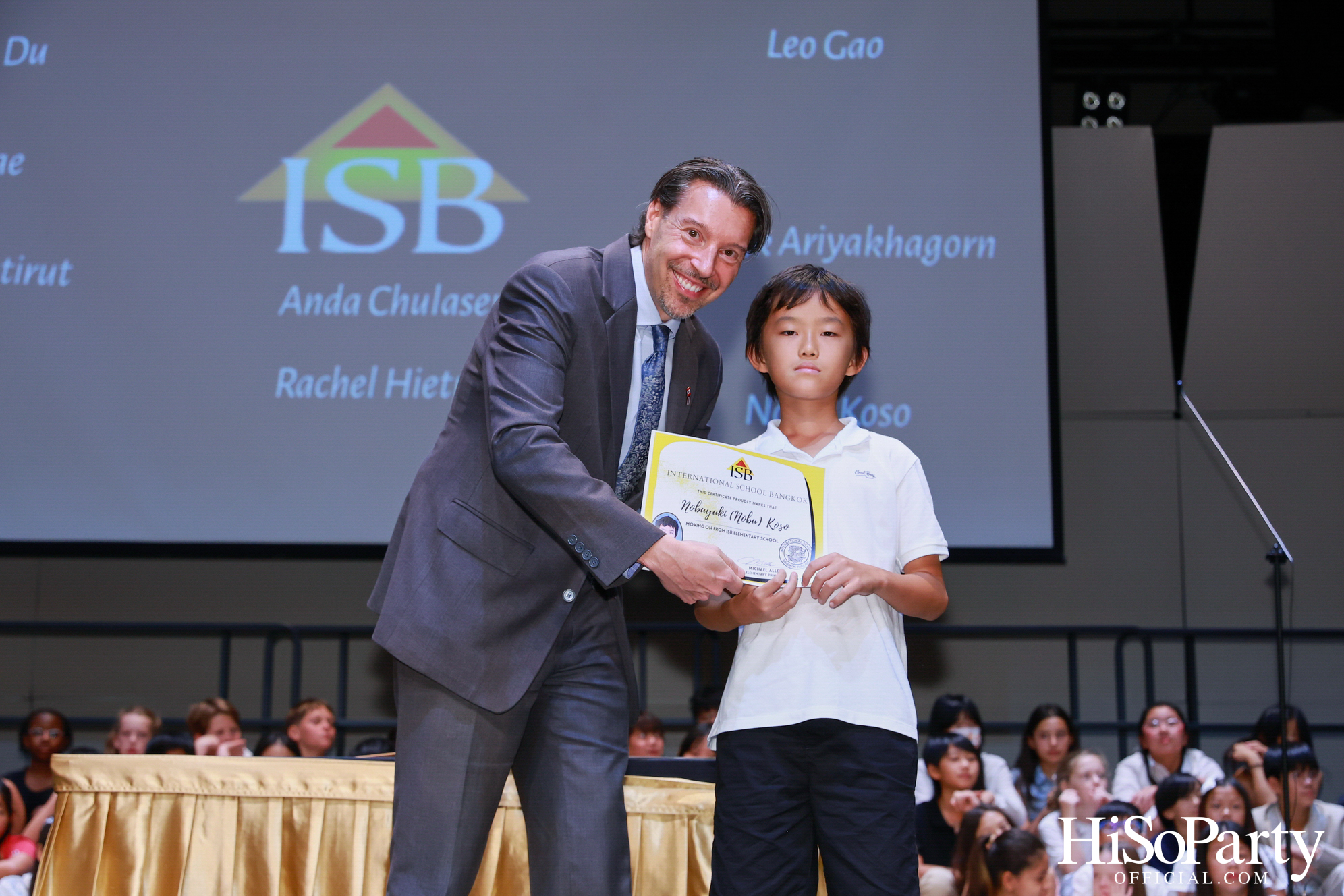 Grade 5 Moving on Ceremony at ISB Cultural Convention Theatre