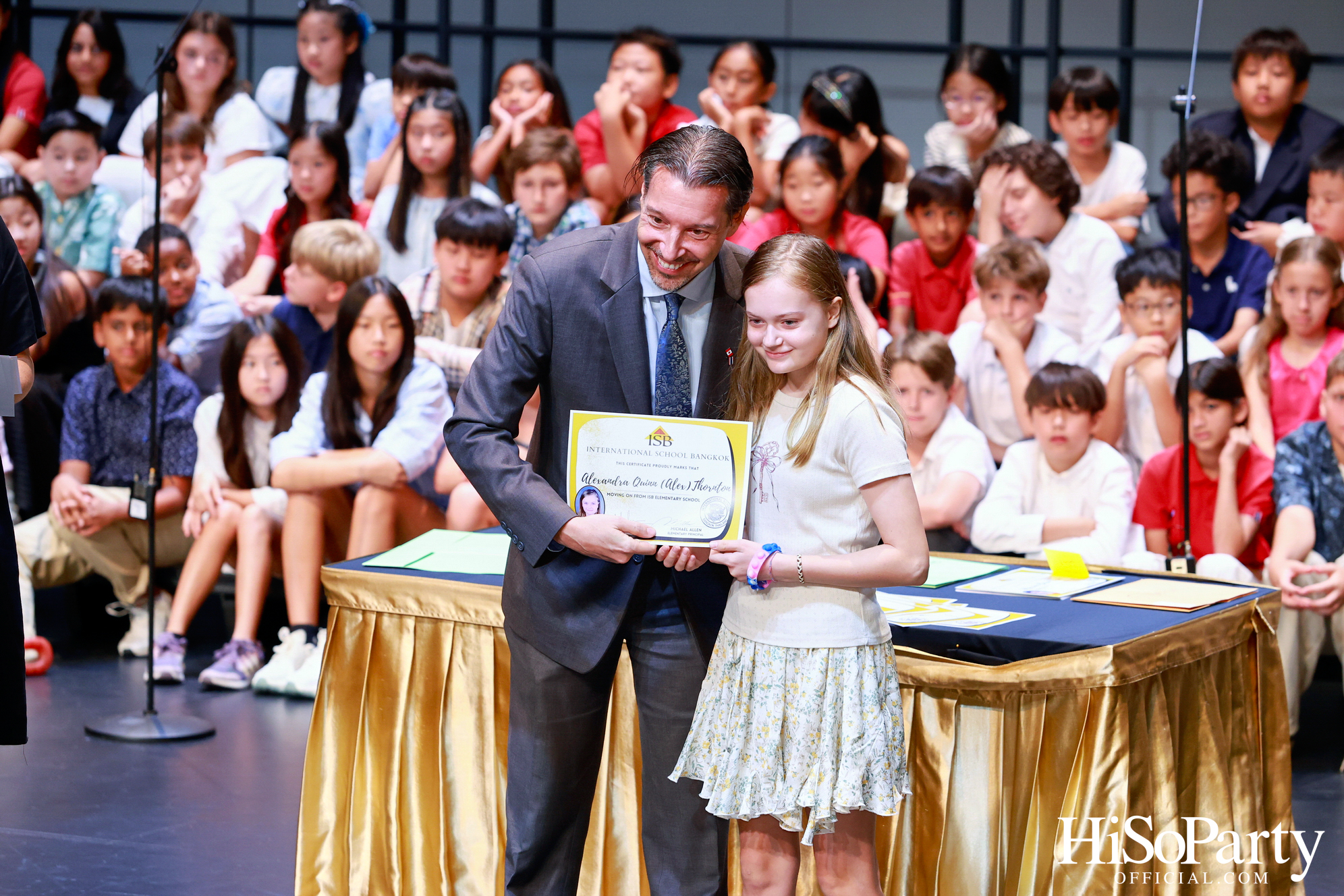 Grade 5 Moving on Ceremony at ISB Cultural Convention Theatre