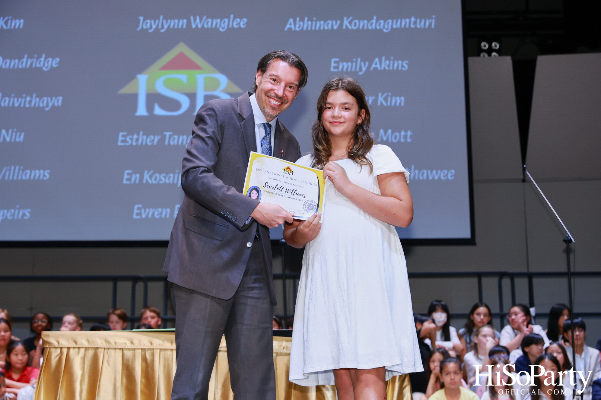 Grade 5 Moving on Ceremony at ISB Cultural Convention Theatre