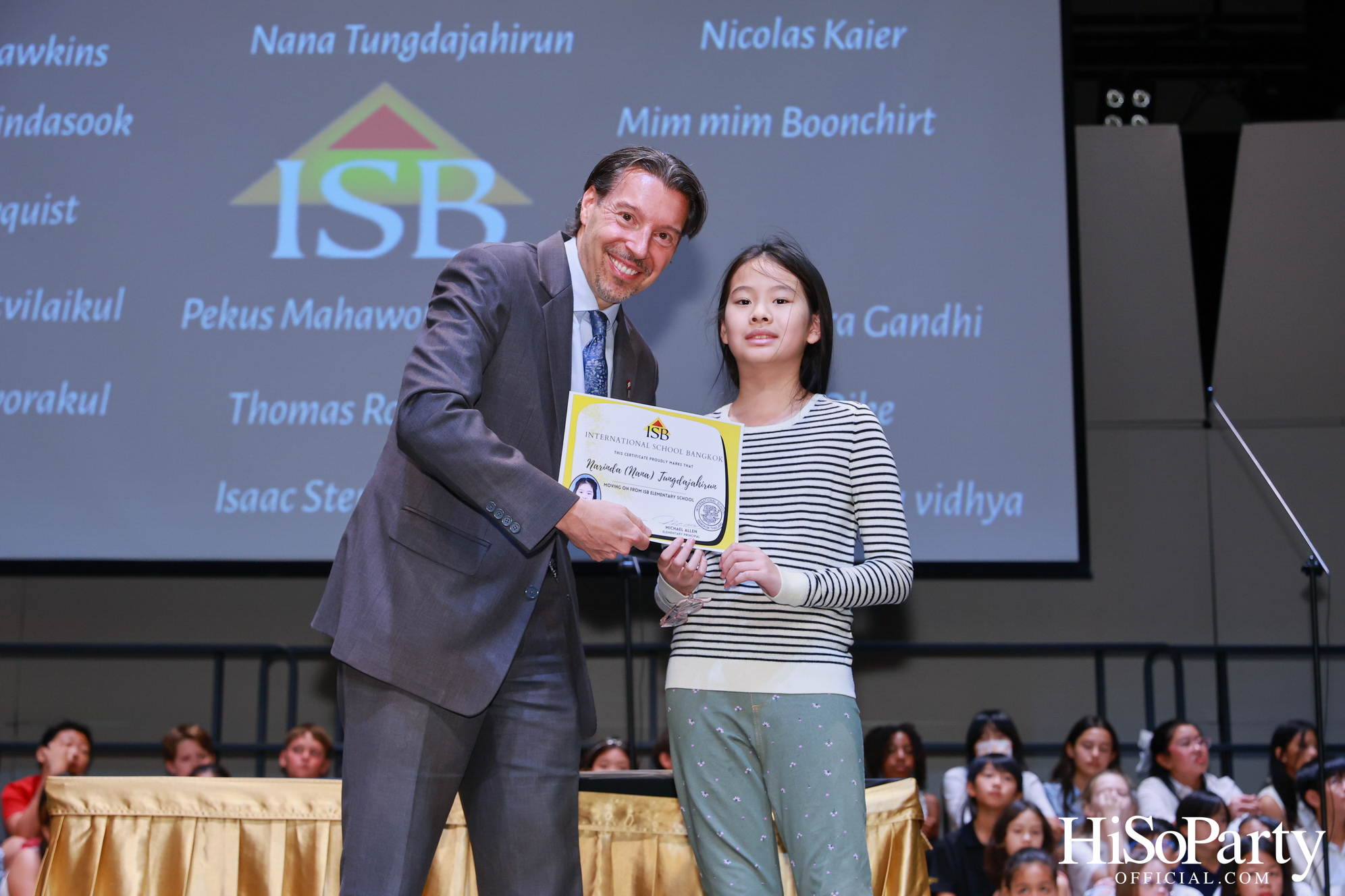 Grade 5 Moving on Ceremony at ISB Cultural Convention Theatre