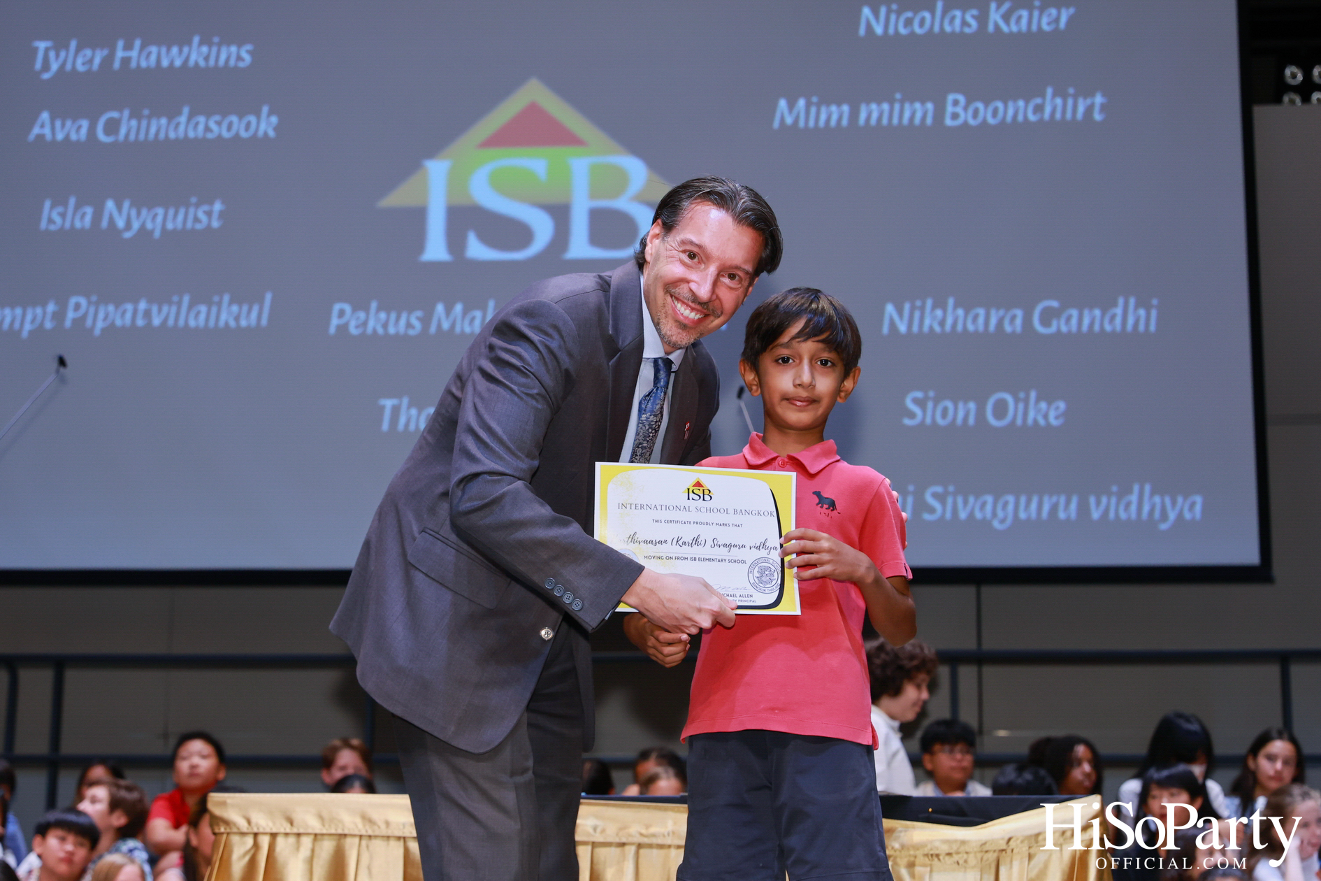 Grade 5 Moving on Ceremony at ISB Cultural Convention Theatre