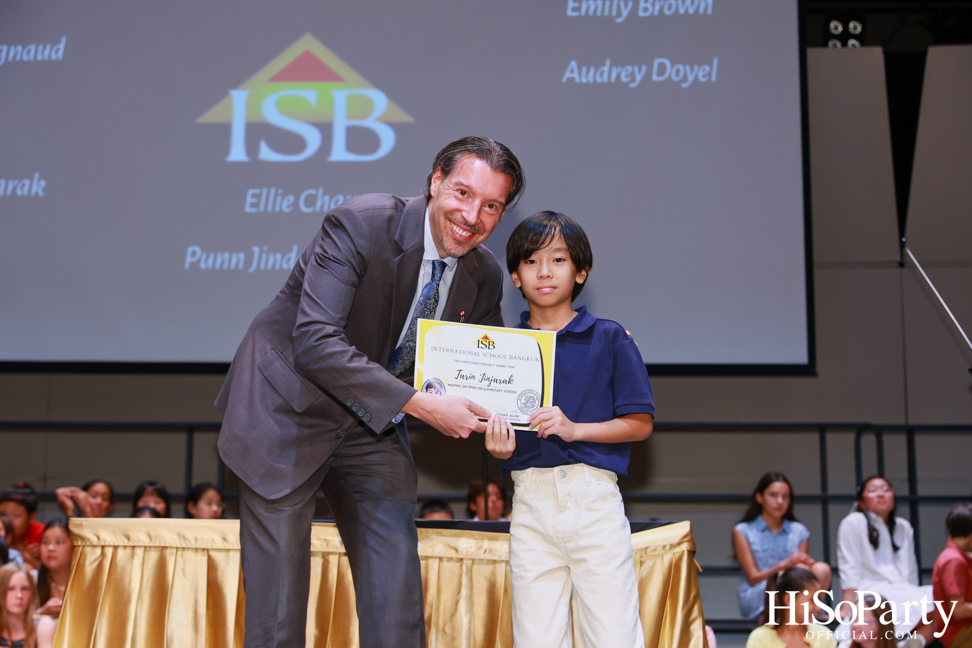 Grade 5 Moving on Ceremony at ISB Cultural Convention Theatre