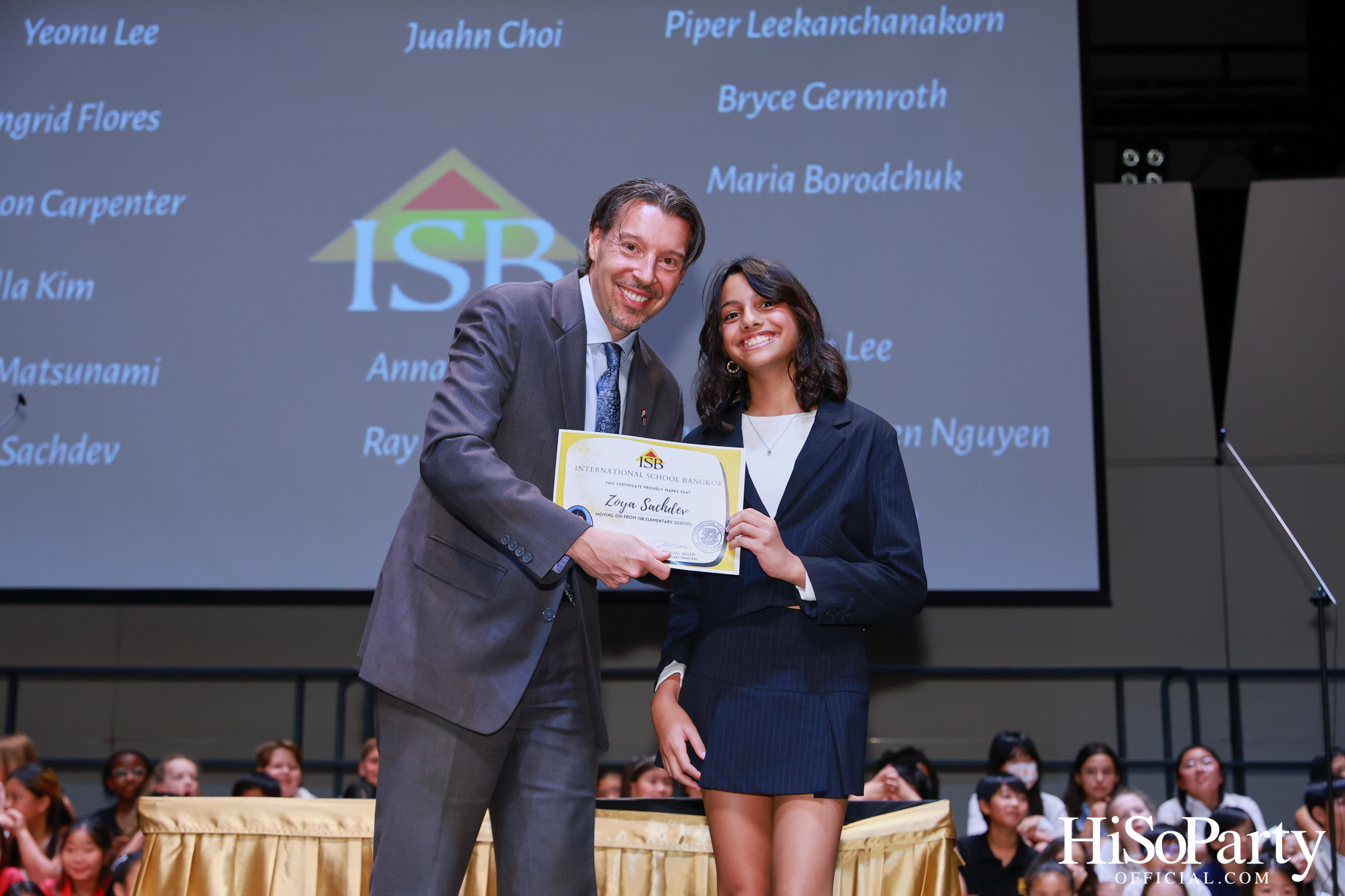 Grade 5 Moving on Ceremony at ISB Cultural Convention Theatre