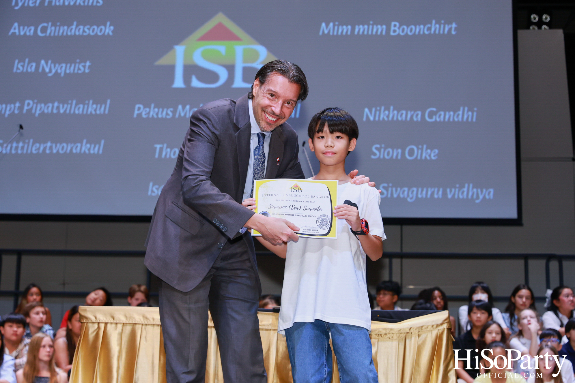 Grade 5 Moving on Ceremony at ISB Cultural Convention Theatre