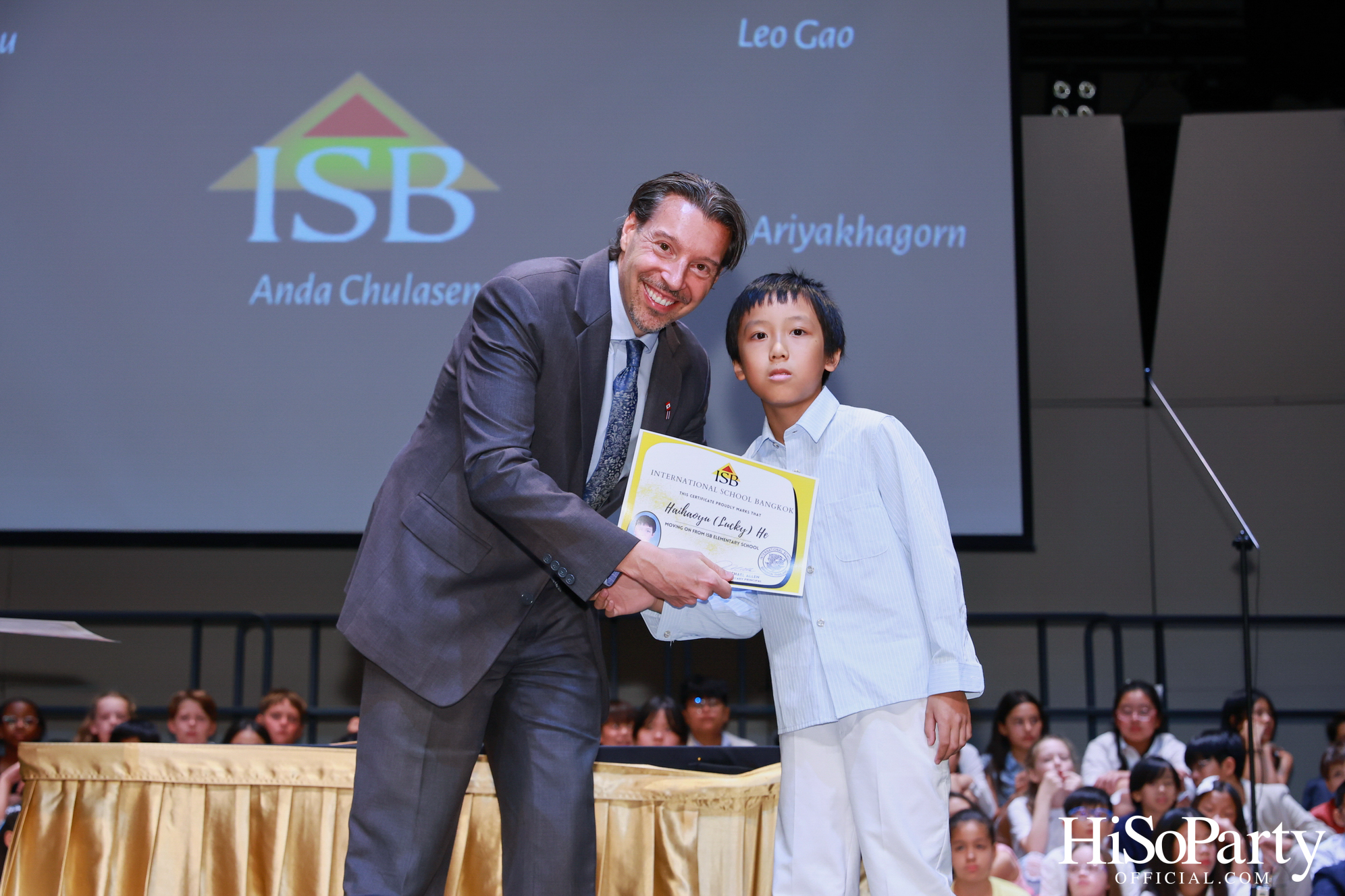 Grade 5 Moving on Ceremony at ISB Cultural Convention Theatre