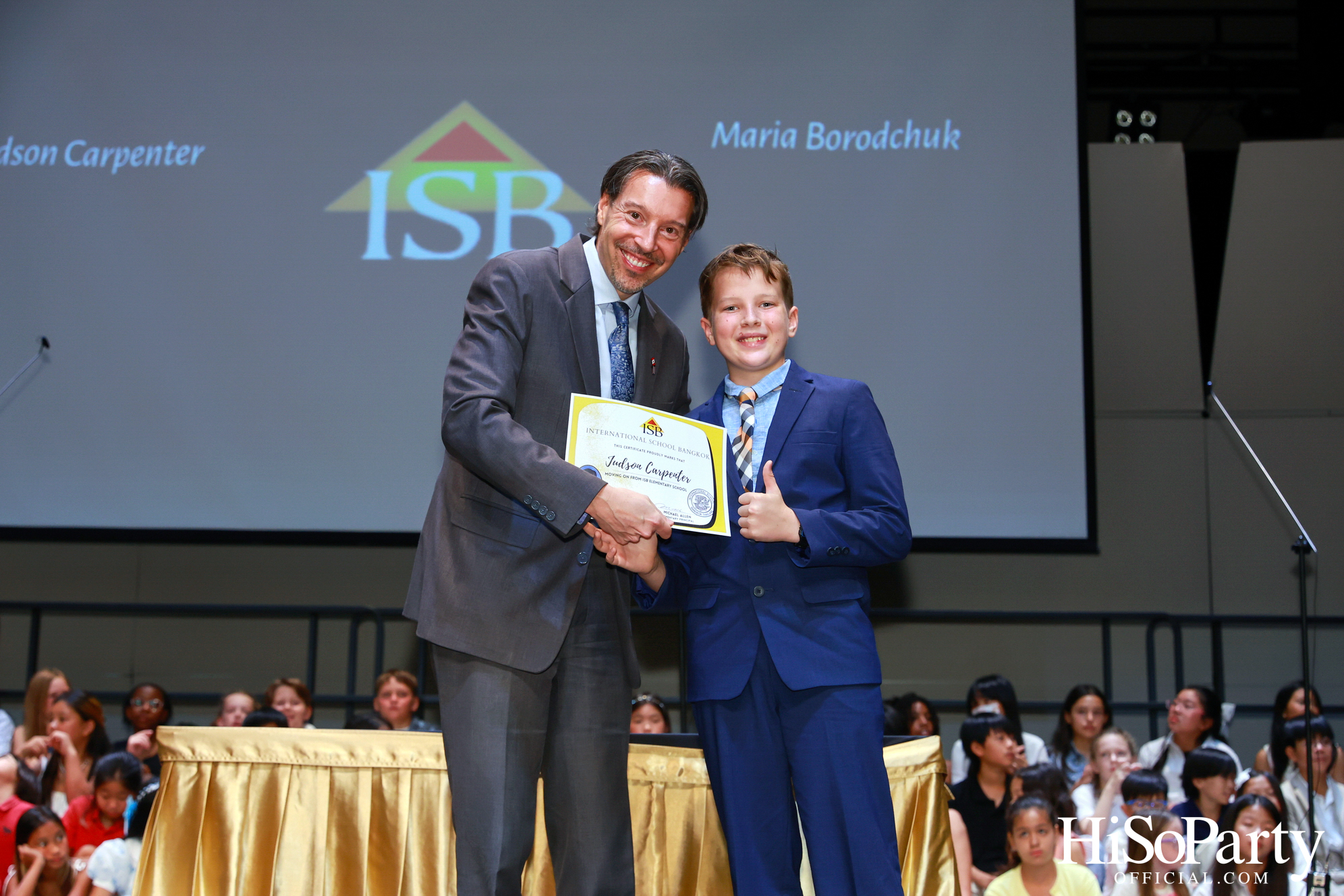 Grade 5 Moving on Ceremony at ISB Cultural Convention Theatre
