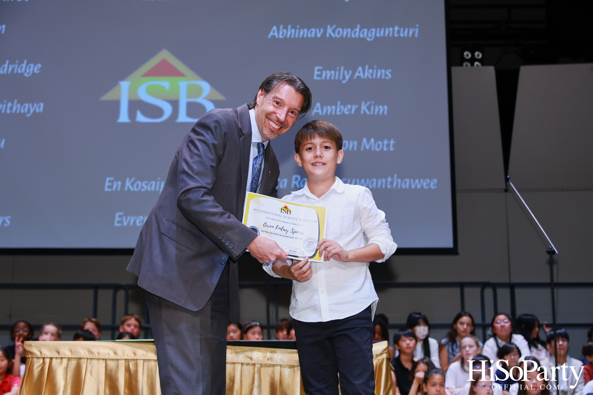 Grade 5 Moving on Ceremony at ISB Cultural Convention Theatre