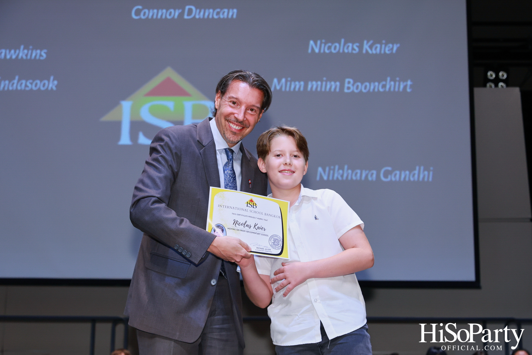 Grade 5 Moving on Ceremony at ISB Cultural Convention Theatre