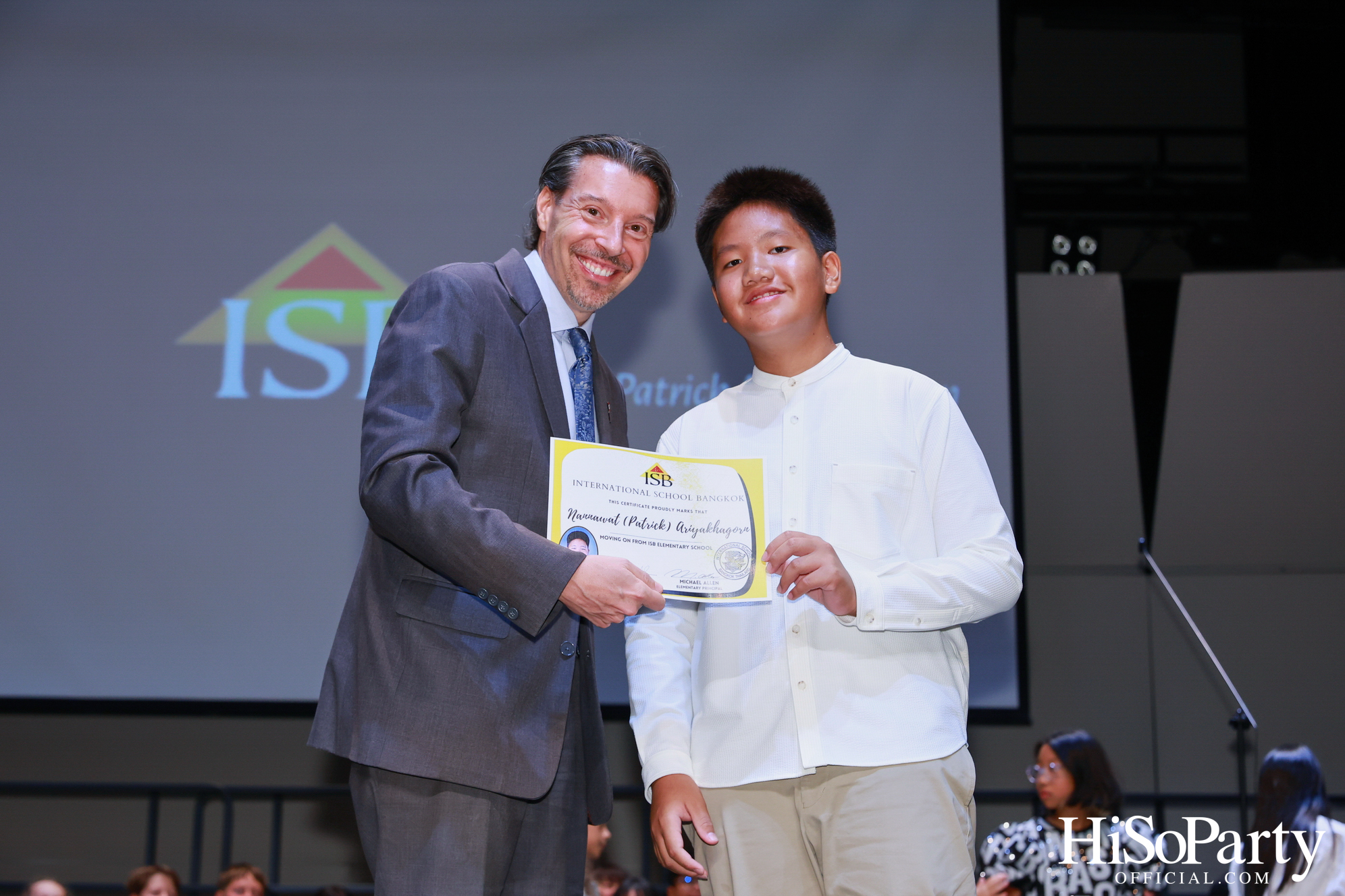 Grade 5 Moving on Ceremony at ISB Cultural Convention Theatre