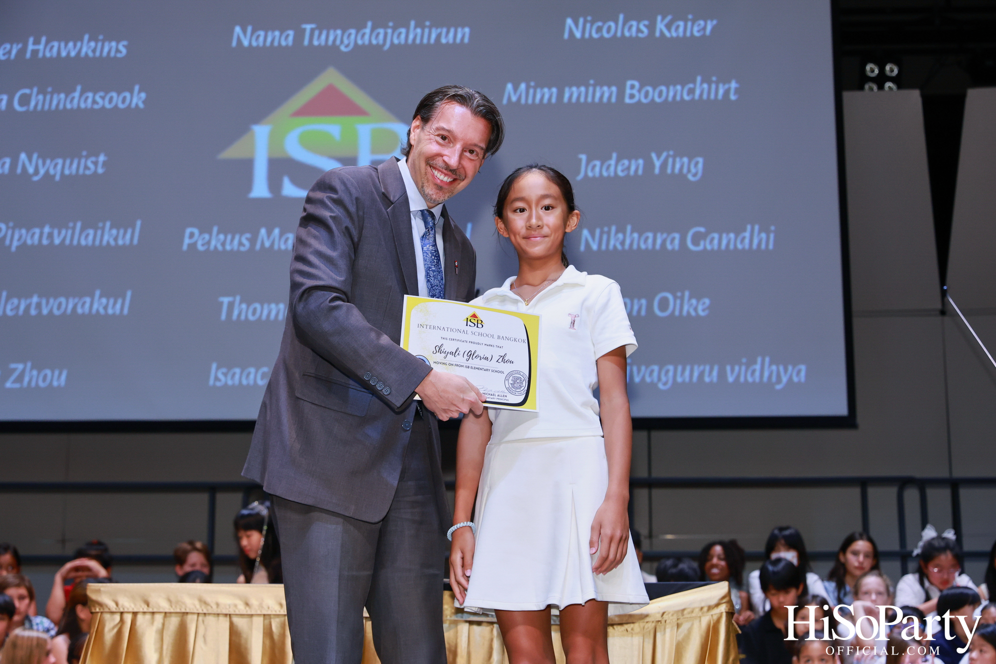 Grade 5 Moving on Ceremony at ISB Cultural Convention Theatre