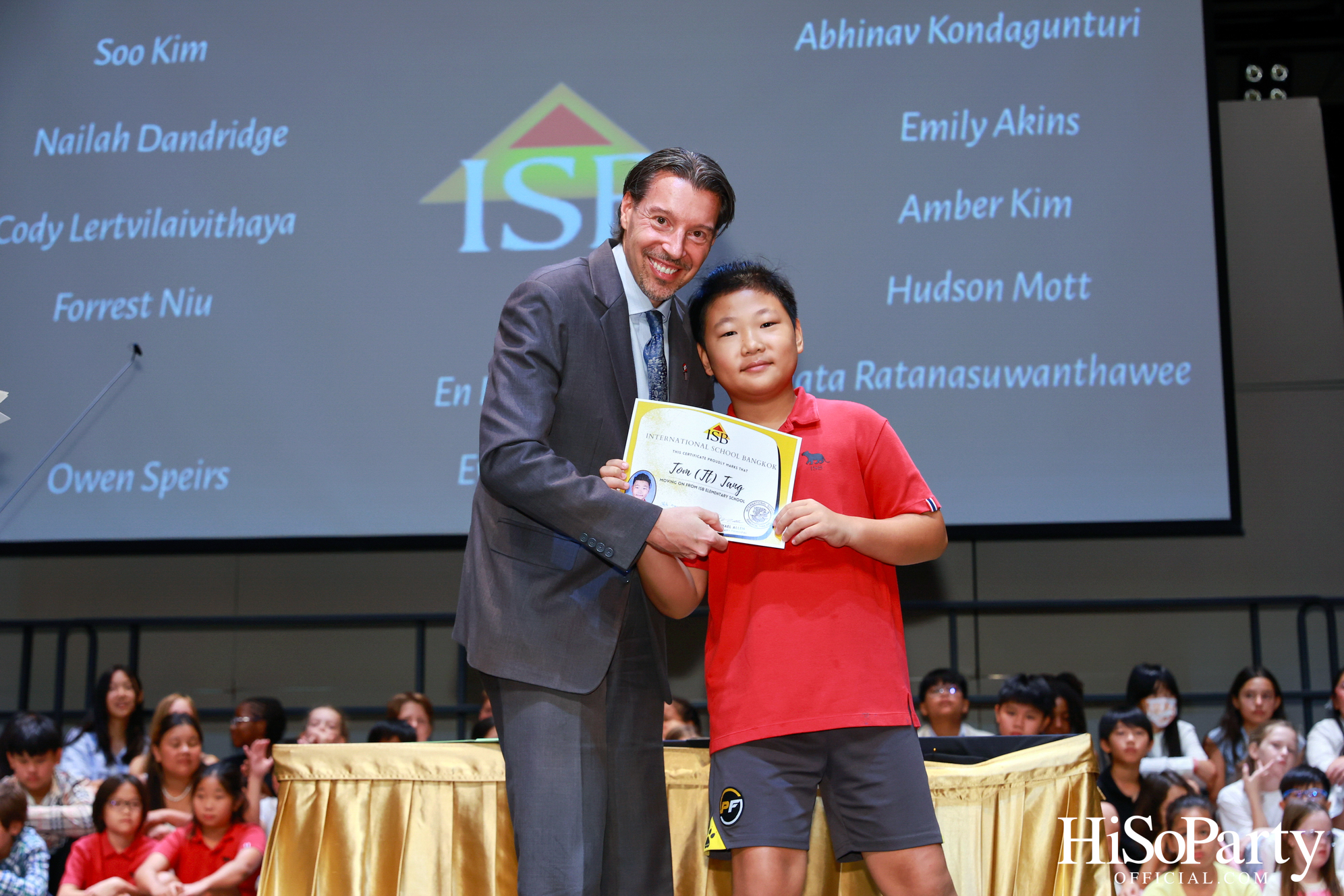 Grade 5 Moving on Ceremony at ISB Cultural Convention Theatre