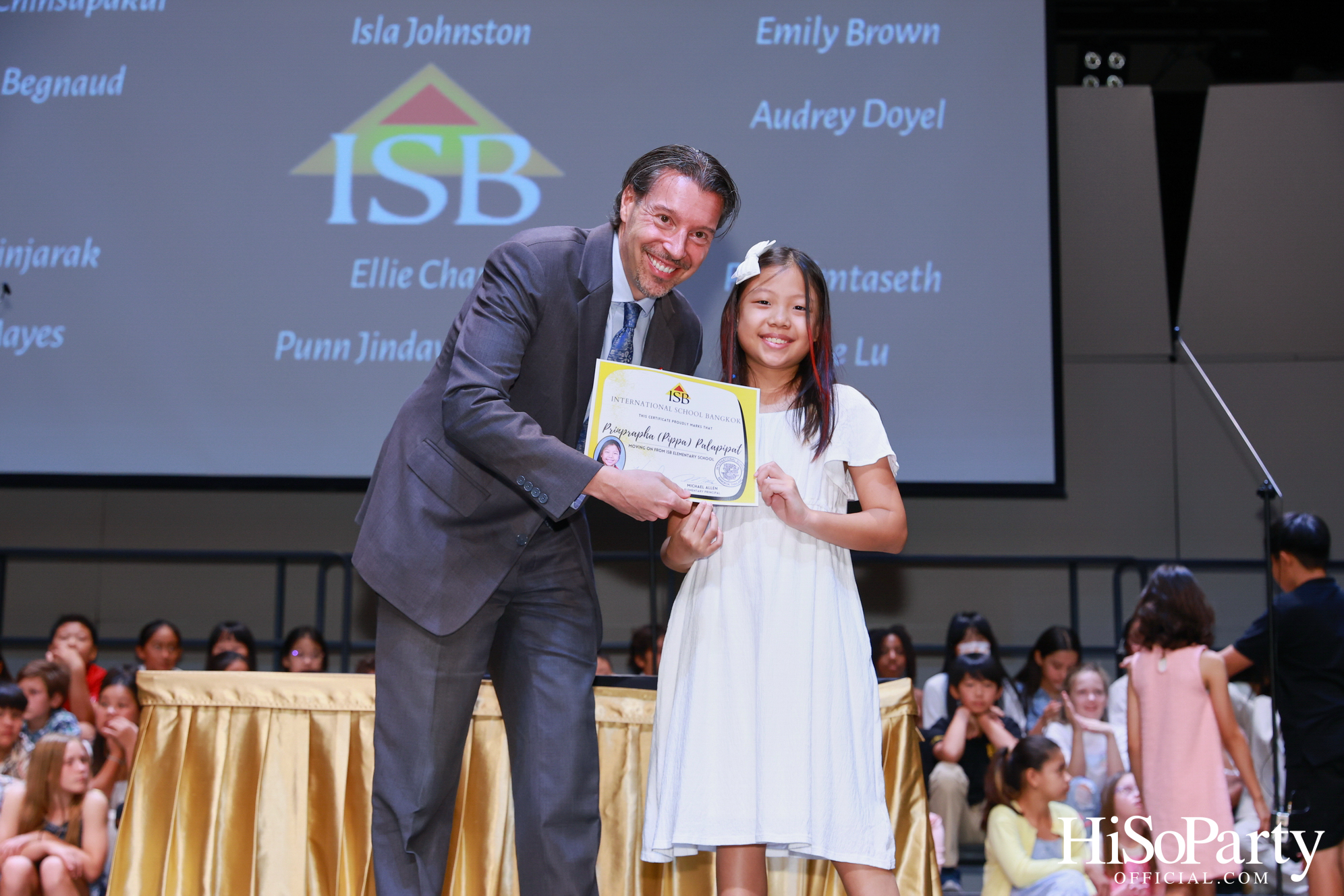 Grade 5 Moving on Ceremony at ISB Cultural Convention Theatre