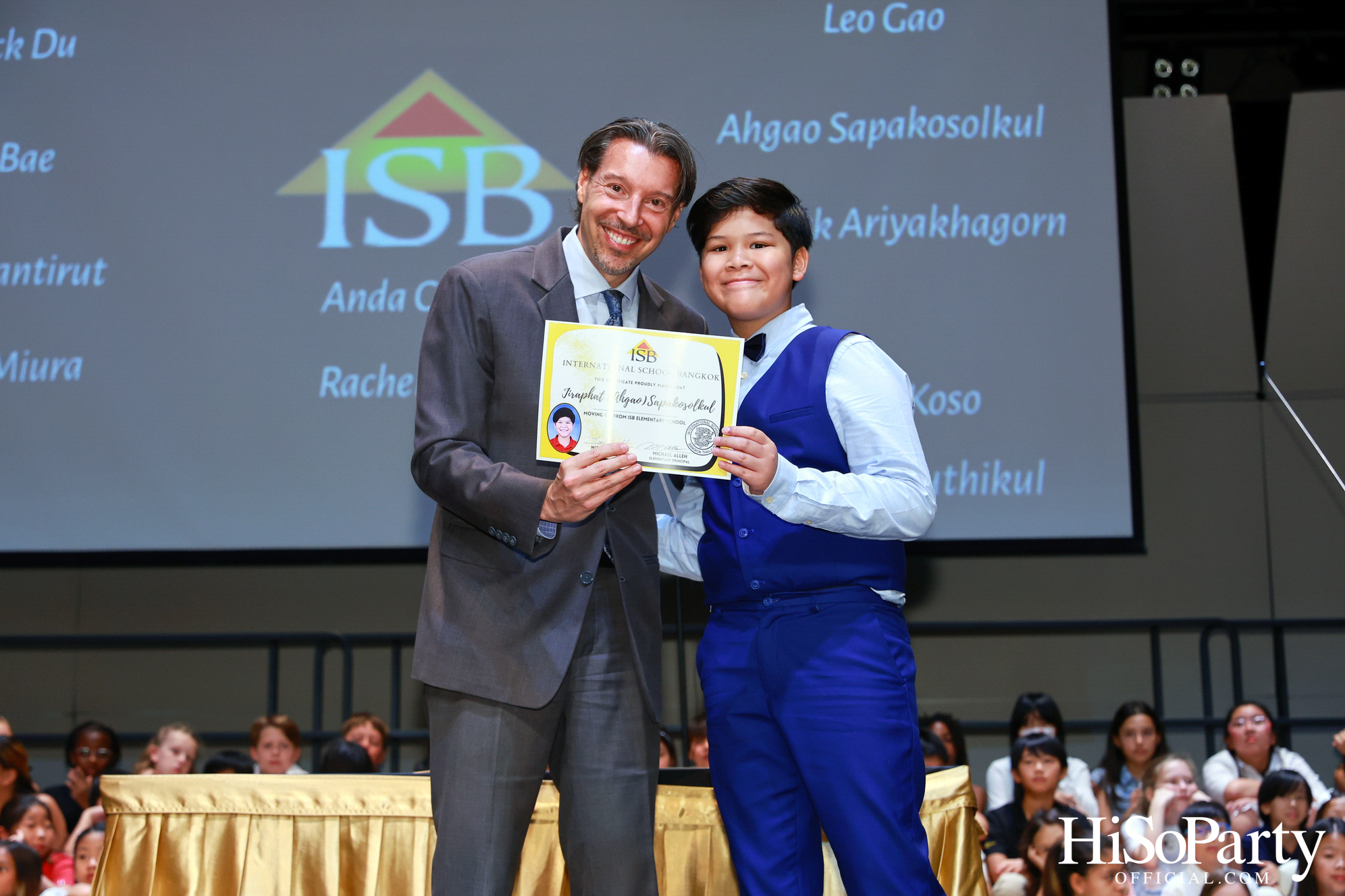 Grade 5 Moving on Ceremony at ISB Cultural Convention Theatre